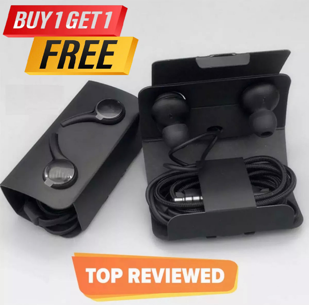 (Buy 1 Get 1 Free) Universal Bass Boosted Handsfree High Bass With Good Sound Quality.
